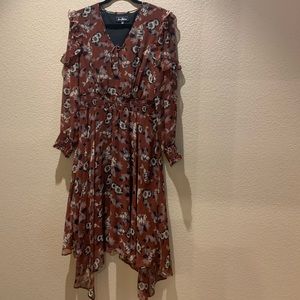 Sam Edelman Fanciful Flower Midi Dress